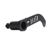 Protector mecánico trasero de aluminio para bicicletas de montaña y carretera diseñado para adaptarse a la suspensión de desviador estándar sin interferencias (negro)