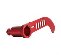 Protector mecánico trasero de aluminio para bicicletas de montaña y carretera diseñado para adaptarse a la suspensión de desviador estándar sin interferencias (rojo)