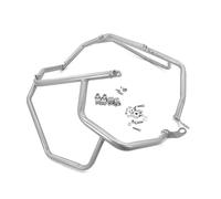 Protector Motor Barra Dechoque para BMW para F850GS para ADV F 850 GS 2019 2020 2021 2022 2023 Adventure Motorcycle Highway Engine Guard CrashBar Frame Protect Bumper(Upper Bumper Silver)