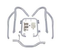 Protector Motor Delantero Y Trasero, Barra Choque De Autopista para para R1200RT para R 1200 RT 2004-2013 2012, Tanque Combustible Parachoques Protección contra Caídas Motocicleta(Front Balck)