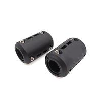 Protector Motor P 22/25/28 Mm Bloque Decorativo para Parachoques para Ducati 695 696 796 para Monster para Hypermotard 796 S2R 800 Placa Deslizamiento Motocicleta(Black)
