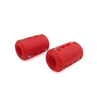 Protector Motor P 22/25/28 Mm Bloque Decorativo para Parachoques para Ducati 695 696 796 para Monster para Hypermotard 796 S2R 800 Placa Deslizamiento Motocicleta(Red)