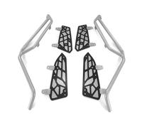 Protector Motor para Barra Choque para Zontes 350D 350M 350E 350 D/M/E, Protector Motor Carretera para Motocicleta Barra Protección Parachoques Carenado Parachoques para Motocicletas(350E Silver)