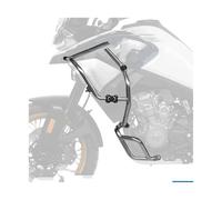 Protector Motor para Barra Choque Piezas Modificación La Barra Protectora Parachoques Acero para CFMOTO 800MT Barras Protectoras Superior E Inferior Parachoques para Motocicletas(One Set Silver)