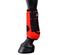 Protector Neopreno & Gel Memory Foam® Los Nietos Dressage |Set de un par | Talla XL | Color Rojo | Equipamiento para el caballo | Producto de Guarnicionería | Tradición artesana | Los Nietos