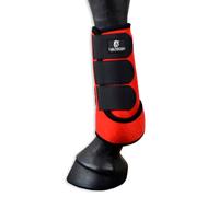 Protector Neopreno & Gel Memory Foam, set de un par | Color Rojo | Equipamiento para el caballo | Guarnicionería Los Nietos | Tradición artesana