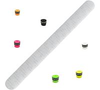 Protector Pala de Padel Transparente y overgrip Rosa Perforado | Autoadhesivo | Evita Golpes y Rayaduras, Tecnología de Absorción de Impactos | Pro Elite | 36,2cm x 5,3cm x 0,6cm