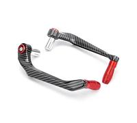 Protector Palanca Embrague Freno Motocicleta para Aprilia RSV4 RSV1000 R para Caponord 1200 para Dorsoduro 750 para Shiver para Tuono 1000 Protector Manillar(Rojo)