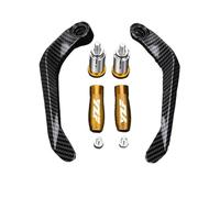 Protector Palanca Freno Motocicleta para YZFR1 R3 R6 R15 R25 R125 600R R7 Moto CNC Manillar Freno Embrague Levas Protector De Manos(Yellow with Logo)