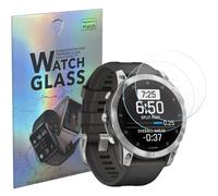 Protector Pantalla compatible con Garmin Epix Gen 2/Epix Gen 2 Sapphire [2 Piezas] Cristal Templado Vidrio Reloj HD Transparente PHONILLICO