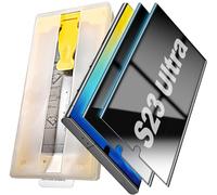 Protector Pantalla de Privacidad para Samsung Galaxy S3 Ultra,2 piezas de película 10D.Con asistente para aplicar la película,instalación fácil,sin burbujas,Reconocimiento de huellas dactilares