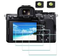 Protector Pantalla para Sony Alpha A7 III A7 II /A7R III A7R II / A7S III A7S II /7 III 7 II /7R III 7R II 7S III 7S II [3+2 Unidades],ULBTER Vidrio Templado LCD 0,3 mm Dureza 9H Antiarañazos