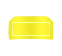 Protector Pantalla Tablero Para XMAX300 2025 Película Instrumento Protección Contra Arañazos Tablero Motocicleta(Yellow)