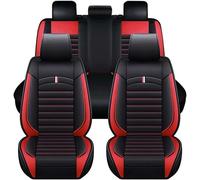 Protector para Asiento De Coche para Ford Ecosport (2014+), Juego De Fundas para Asientos Delanteros Y Traseros, Piel SintéTica Protector Cubre Asiento Coche, Accesorios,Red-Line