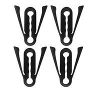 Protector para Cerrojo de Puerta de Coche,4 Piezas Protector de Absorción de Impactos,Reductoras de Ruido para Pestillo de Puerta de Coche - Para SUV Camioneta Interior Garaje Estacionamiento Exterior