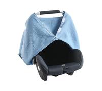 Protector para cochecito de bebé a prueba de viento, color sólido, para recién nacidos, bebés, capazo de transporte, funda protectora para padres ocupados, lactancia y lactancia