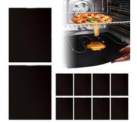 Protector para Horno | Juego de Accesorios de Cocina Antiadherente y Lavable | Base para Horno Eléctrico,Para Fiestas en Patio, Parrilla, BBQ, Cocinar Pan y Pizza