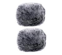 Protector para Micrófono de Felpa, Funda Antisalpicaduras, 2 Piezas