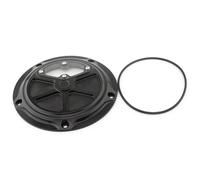 Protector para Motocicleta Tapa del Cárter Estator Motor para Harley para Davidson para Electra Glide para Ultra Classic Low FLHTCUL 2015-2016(Nero)