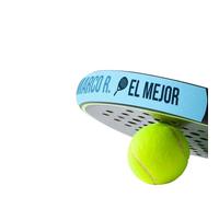 Protector para Palas de pádel Personalizado, Disponible en Diferentes diseños, Regalo Ideal para Deportistas y aficinados al Pádel (Diseño Texto Azul)