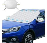 Protector para Parabrisas, 9 Imanes Incorporados, Protector de Parabrisas, Prueba de Nieve, Hielo, Heladas, Polvo y Protección UV, Cubierta Plegable para Parabrisas del Coche, 152 x 125cm