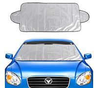 Protector para Parabrisas, Parasol Coche Delantero, Protector Parabrisas Hielo Protector de Parabrisas, Universal Protector Parabrisas Coche, Protege de Rayos UV Sol Lluvia Nieve Hielo (200 x 70cm)