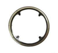 Protector para plato Bici 42Dientes Transparente Marrón Protector | Plástico , 4 agujeros, protege contra para polvo, barro y grasa, para fácil limpieza