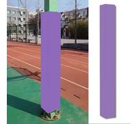 Protector para Poste de Baloncesto, Acolchado Premium para Poste de Baloncesto: Envuelve Postes de 4x4, 5x5 y 6x6 Pulgadas para Uso en Exteriores. Protector de Columna (Morado, 5.5x5.5 pulga