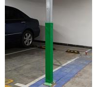 Protector para Postes de Baloncesto, Acolchado de Seguridad para Postes de Garaje - Amortiguador de Impacto para Postes Cuadrados de 3 a 10 Pulgadas para Parques Infantiles, gimnasios, balo