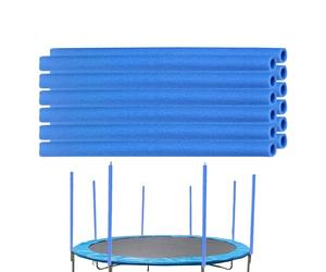 Protector para postes de trampolín - juego de 12 manguitos de espuma EVA de 40 cm, acolchado universal para tubos, muñequera de seguridad para exteriores Cubierta de repuesto para jardín, patio, g