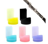 Protector para pulgar - Reposapiés para clarinete, Reposapiés para clarinete de viento de madera | Protector de almohadillas para pulgar, almohadilla de silicona para pulgar, reposapiés de colores, so