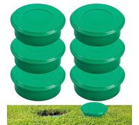 Protector para Tapa De Hoyo De Golf - 6 Unidades De | Tapones de Hoyo para Putting Green - Uso en Entrenamiento Práctica Deportes al Aire Libre Jardín y Césped Campo Competencia