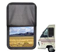 Protector para Ventana de Puerta de Autocaravana - Protector De Privacidad Ajustable 64x41 cm | Cubreventanas Para Furgonetas Camper | Para Caravanas Y Autocaravanas En Camping Viajes Y Actividades Al