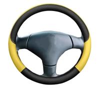 Protector para Volante Coche para Mazda MX-5 MX5 para Miata NB 1998-2005 | Para RX-7 RX7 1999-2002(Amarillo redondo)