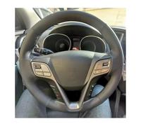 Protector para Volante Coche PU para para Santa para Fe 2013-2018 para Ix45 2013-2016 Cubierta Trenzada para