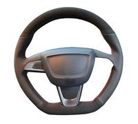 Protector para Volante De Coche Accesorios Antideslizantes para Seat para Ibiza 6J FR para Cupra 2015 MII(Black Thread1)