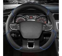 Protector para Volante De Coche Accesorios Cuero para Citroen para Spacetourer para Picasso DS3 DS5 C3 II III 2009-2021(BLU)