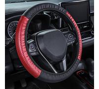 Protector para Volante de Coche COFIT, Protector para Volante Redondo de Cuero Antideslizante y Tipo D, 37-39 CM
