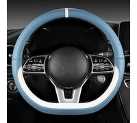 Protector para Volante De Coche Cubierta Protectora para Benz GLK GLE GLS GL ML GLC Clase GLK260 GLC200 LG350 ML300 GL3320(Blue D Shape)