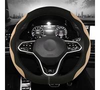 Protector para Volante De Coche En Forma D Cuero Vaca Gamuza para Tiguan 2020 2022, Accesorios para Automóviles(B)