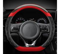 Protector para Volante De Coche En Forma D para Kia K5 para Optima 2019 2020 para Forte GT 2021(Rojo)