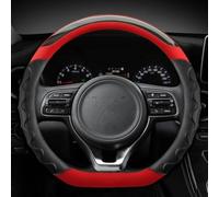 Protector para Volante De Coche, Fácil Instalar, Forma D, Accesorios para Kia para Forte GT 2019 2020 2021(Rojo)