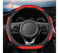 Protector para Volante De Coche, Fácil Instalar, Forma D, para Kia para Forte GT 2019 2020 2021, Accesorios para Automóviles(Rojo)