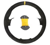 Protector para Volante De Coche para Chevrolet para Camaro 2016-2018 | Cuero de microfibra cosido a mano(C-Yellow thread)