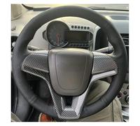 Protector para Volantes Funda para Volante para Chevrolet para Cruze 10-12, Accesorios para Coche, Antideslizante, Cómoda(Yellow Thread)