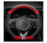 Protector para Volantes para Kia K5 para Optima 2019 2020 para Forte GT 2019-2021 para Ceed para Cee'd GT 2018 2019 Funda para Volante Coche En Forma D(Red)