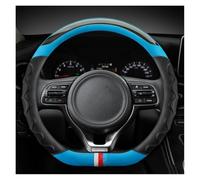 Protector para Volantes para Kia K5 para Optima 2019 2020 para Forte GT 2019-2021 para Ceed para Cee'd GT 2018 2019 Funda para Volante Coche En Forma D(Blue)