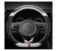 Protector para Volantes para Kia K5 para Optima 2019 2020 para Forte GT 2019-2021 para Ceed para Cee'd GT 2018 2019 Funda para Volante Coche En Forma D(Blanco)