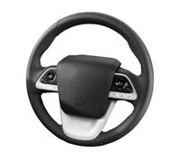 Protector para Volantes para Toyota para Prius 4 para Mirai para Prius para Prime 2015-2022 Trenza para Volante Funda Volante Coche Personalizada(Orange Thread)