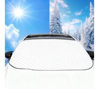 Protector Parabrisas Hielo - Protector Parabrisas Coche 145 X 100 cm, Manta Coche ProteccióN Solar Resistente Manchas, Apto para Todas Las Estaciones para Coches, SUV y Camionetas